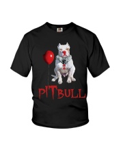 Pitbull Halloween Youth T-Shirt thumbnail