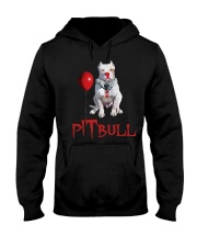 Pitbull Halloween Hooded Sweatshirt thumbnail