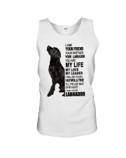 Labrador Friend Partner Unisex Tank tile