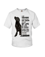 Labrador Friend Partner Youth T-Shirt tile