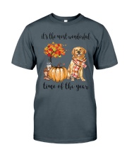 Wonderful Time - Golden Retriever Classic T-Shirt front