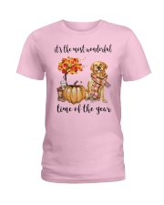 Wonderful Time - Golden Retriever Ladies T-Shirt thumbnail