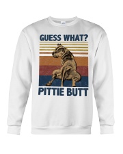 Guess What Pittie Butt Crewneck Sweatshirt tile