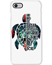 Turtle And Into The Ocean Phone Case thumbnail