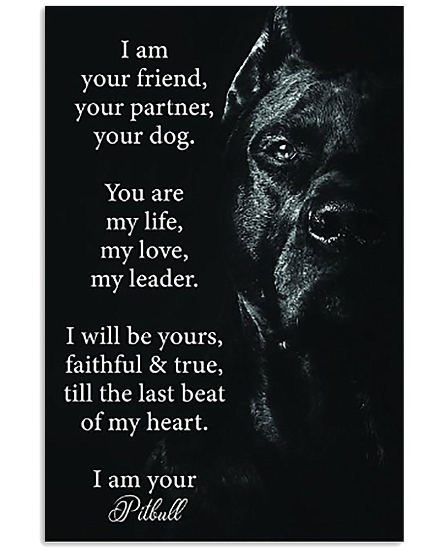 Pitbull Friend Poster 11x17 Poster