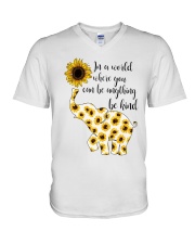 In A World Elephant Kind V-Neck T-Shirt thumbnail