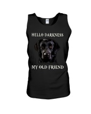 Labrador Hello Darkness My Old Friend Unisex Tank thumbnail