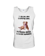 I Run on Caffeine Pitbull Unisex Tank thumbnail