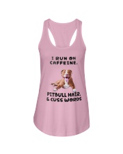I Run on Caffeine Pitbull Ladies Flowy Tank thumbnail