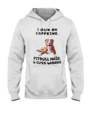 I Run on Caffeine Pitbull Hooded Sweatshirt thumbnail