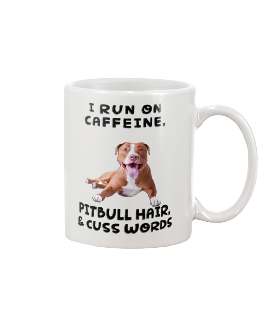 I Run on Caffeine Pitbull Mug