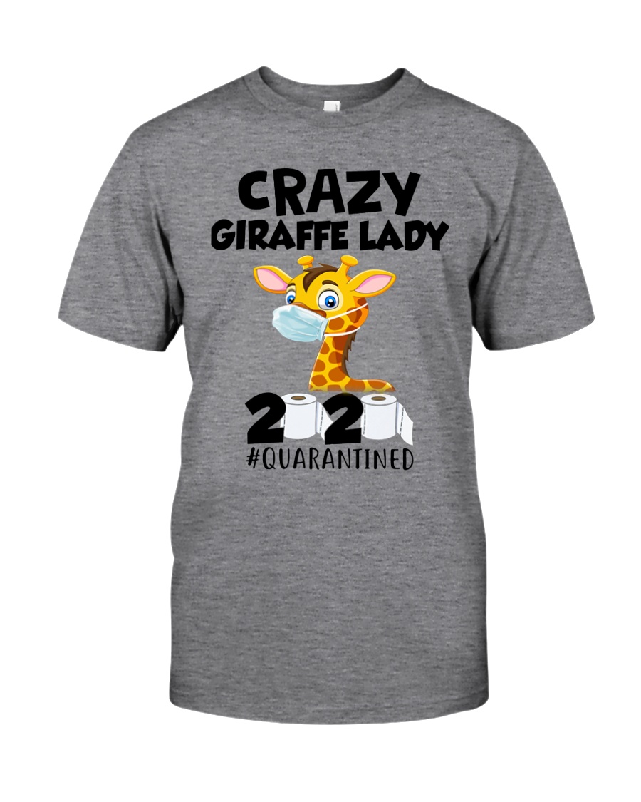 Giraffe Crazy Lady Classic T-Shirt