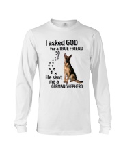 German Shepherd Asked God Long Sleeve Tee tile