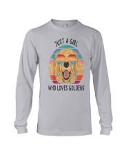 Just Girl Loves Golden Retriever Long Sleeve Tee thumbnail