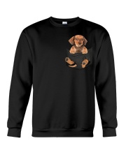 Dachshund in Pocket Crewneck Sweatshirt thumbnail