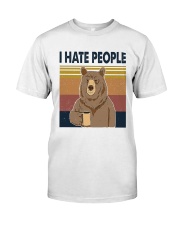 Bear I Hate People Classic T-Shirt tile