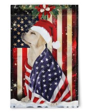 Labrador Flag Merry Christmas 11.5"x17.5" Garden Flag front