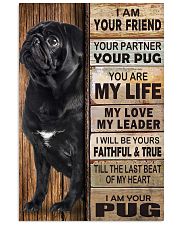Pug Partner 11x17 Poster front
