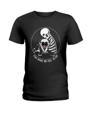 Pug Alive Ladies T-Shirt tile