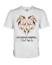 Giraffes Life V-Neck T-Shirt thumbnail