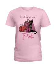 Cat Pink Ladies T-Shirt tile