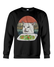 Cat At Dinner Crewneck Sweatshirt thumbnail
