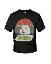 Cat At Dinner Youth T-Shirt thumbnail