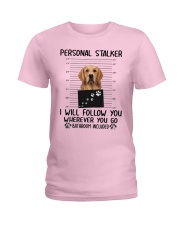 Golden Retriever Stalker Ladies T-Shirt thumbnail
