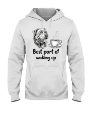 Rottweiler Best Part Hooded Sweatshirt thumbnail