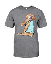 Golden Retriever Dad Classic T-Shirt front