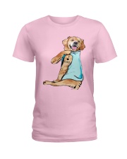 Golden Retriever Dad Ladies T-Shirt tile