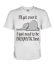 ELEPHANT DRAMATIC V-Neck T-Shirt thumbnail
