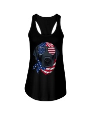 American Vibes Labrador Ladies Flowy Tank tile