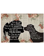 Labrador Girl Therapist Best Friend 17x11 Poster front