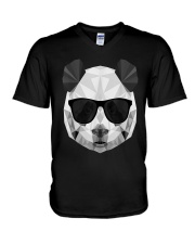 PANDA POLYGONAL V-Neck T-Shirt thumbnail