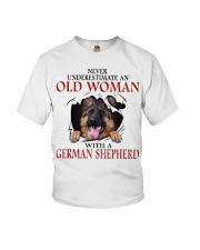 Old Women With Gsd Youth T-Shirt thumbnail