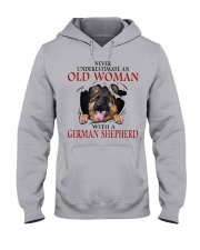 Old Women With Gsd Hooded Sweatshirt thumbnail