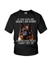 Gsd IF YOU KICK ME WHEN I AM DOWN Youth T-Shirt tile