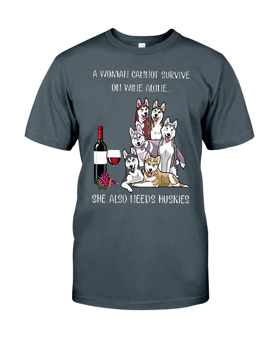Woman Needs a Husky Classic T-Shirt