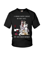 Woman Needs a Husky Youth T-Shirt thumbnail