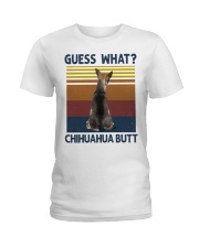 Guess Who Chihuahua butt Ladies T-Shirt tile