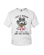 Dogs and Tattoos Youth T-Shirt thumbnail