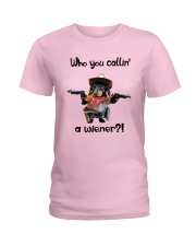 Dachshund Gun Ladies T-Shirt tile