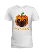 Pug Kin Ladies T-Shirt thumbnail