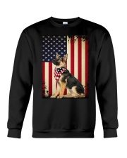 German Shepherd Flag Crewneck Sweatshirt thumbnail