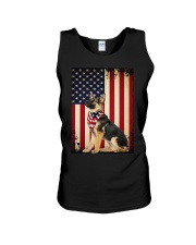 German Shepherd Flag Unisex Tank thumbnail