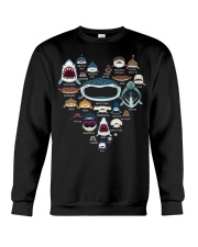 Shark Faces Crewneck Sweatshirt tile