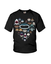 Shark Faces Youth T-Shirt tile