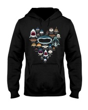 Shark Faces Hooded Sweatshirt tile