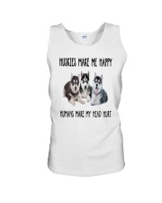 Husky Make Me Happy Unisex Tank thumbnail